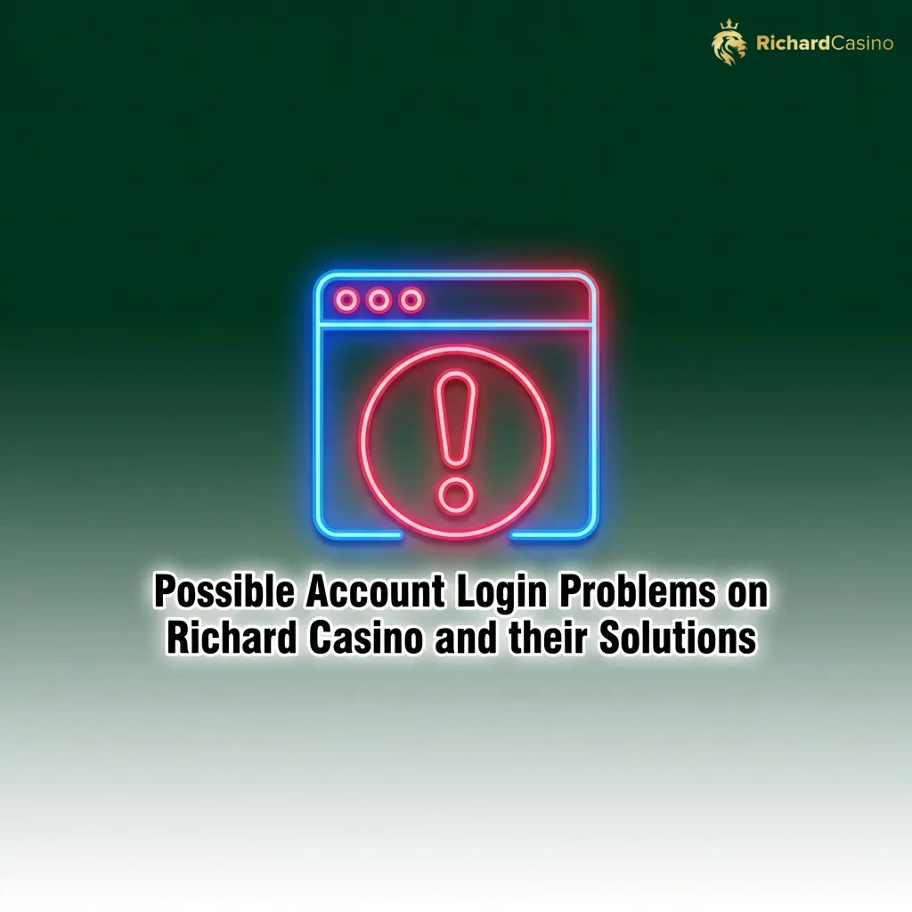 Table showing common Richard Casino login problems like incorrect password, locked accounts, and unrecognized email with solutions.