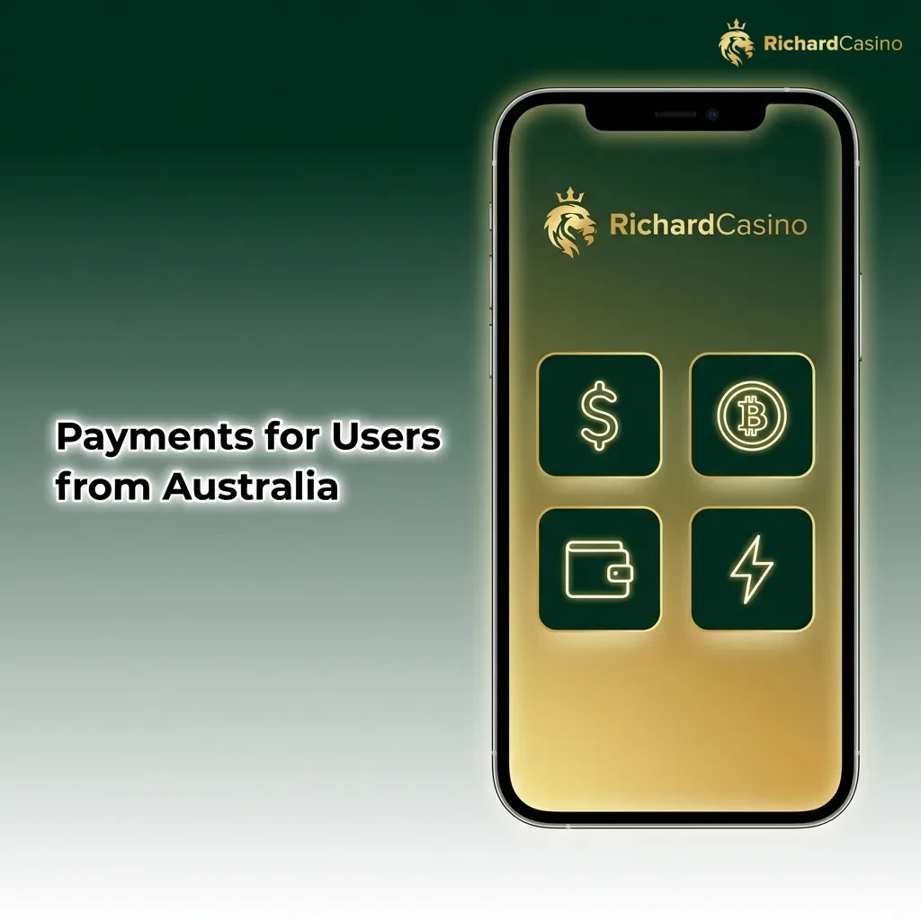 Australian users making mobile payments with various methods including crypto, cards, and bank transfer options.